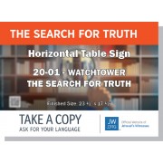 HPWP-20.1 - 2020 Edition 1 - Watchtower - "The Search For Truth" - Table
